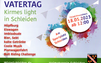 Save the Date! Vatertag | Kirmes light in Schleiden